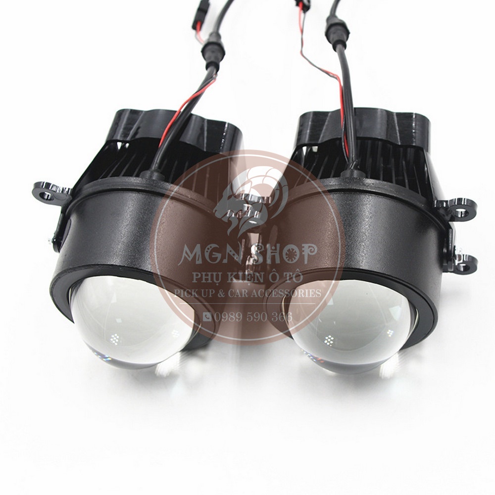 [Bộ 02 đèn] [Bi LED] [đèn gầm sương mù H11] [2 chế độ cos pha] [3.0 inch] dành cho ô tô