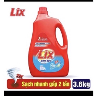 Nước Giặt xả- Lix can 3kg6 đậm đặt -thơm hương hoa
