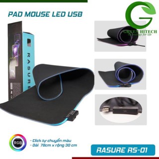Pad Lót Chuột RASURE RS-01 LED RGB FULL BOX khổ lớn 305*780*3mm