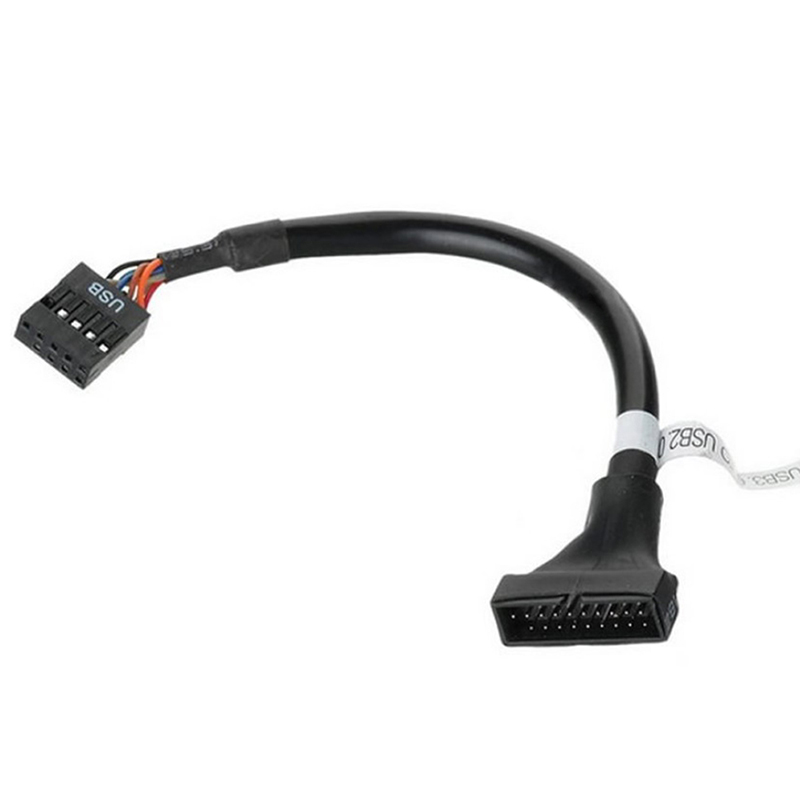 Dây Cáp Chuyển Đổi 19 / 20 Pin Usb 3.0 Female Sang 9 Pin Usb 2.0 Male