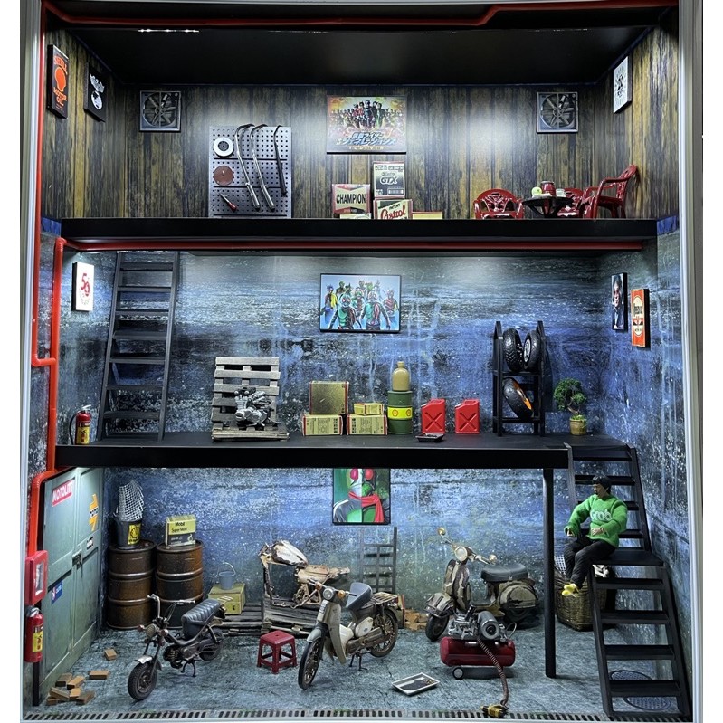 Mô hình quạt hút cũ