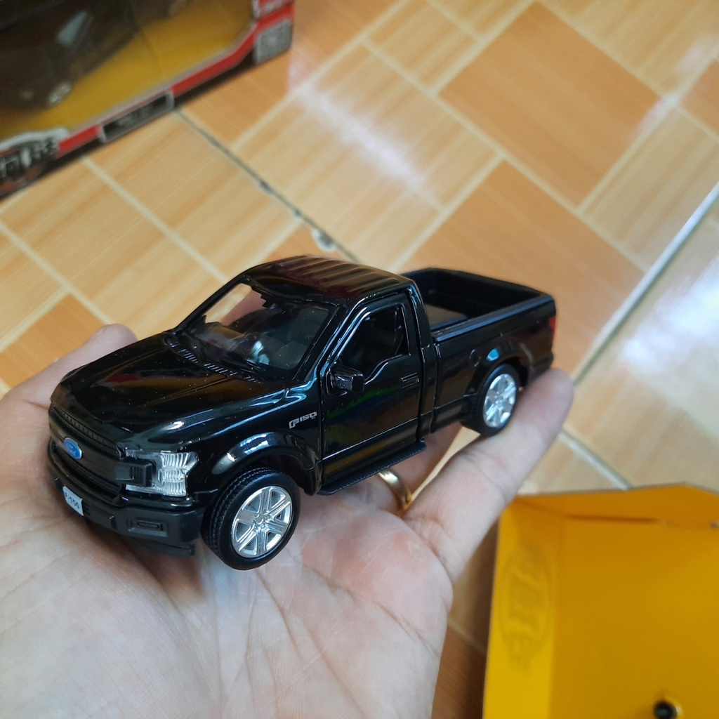 Xe ô tô mini đồ chơi trẻ em mô hình tỉ lệ 1:36 xe Ford F-150 bằng kim loại mở được cửa xe