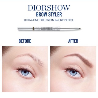 Bút chì kẻ lông mày diorshow brow styler màu 001