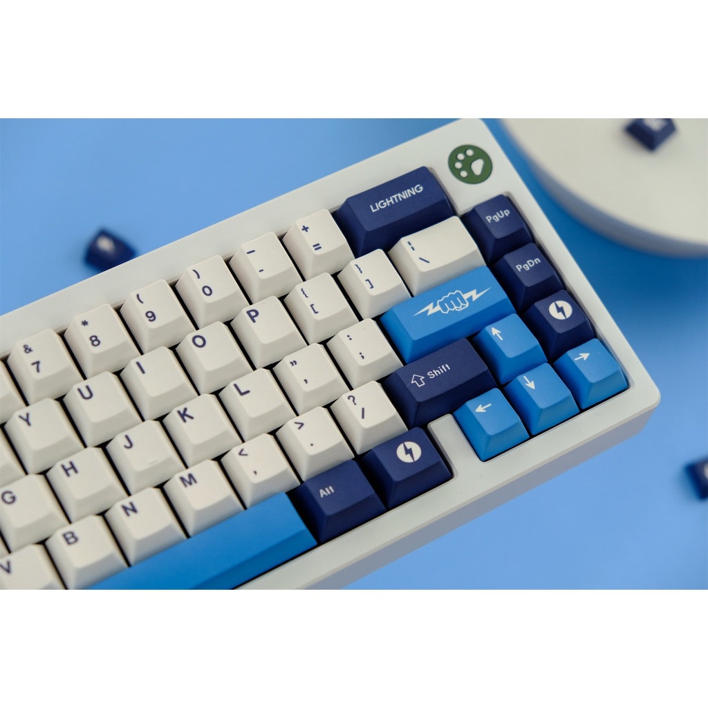 129 Phím GMK Thunderbolt Keycaps Cherry Profile PBT DYE-SUB Bàn phím cơ Keycap