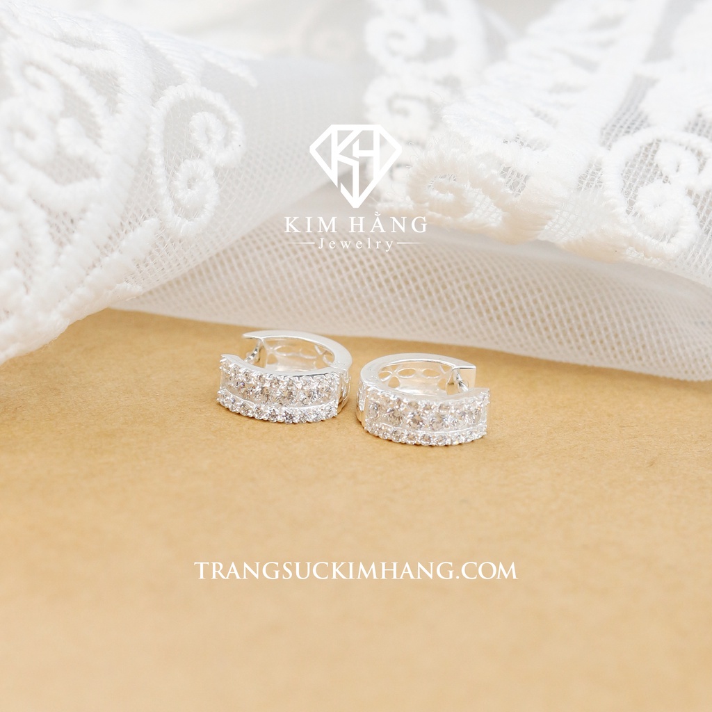 Khuyên Tai BẠC Thiết Kế 3 Tầng Cách Tân 2022