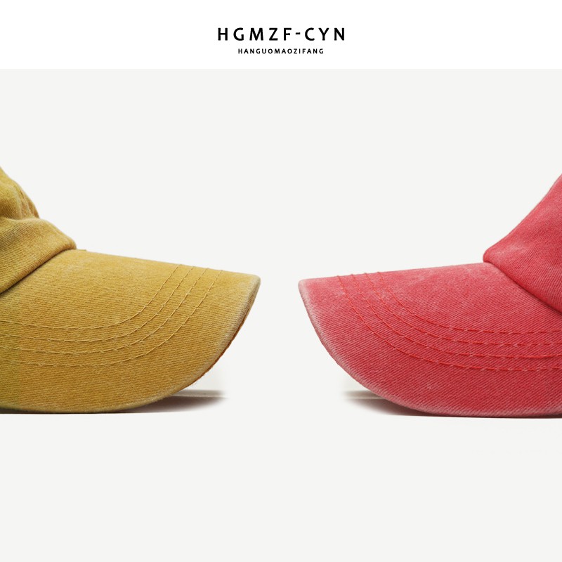 Mũ lưỡi trai denim cong phong cách Hàn Quốc thời trang xuân hè đơn giản dành cho cả nam và nữ