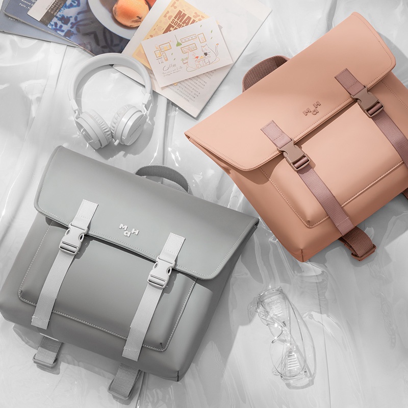 Ba lô MAH đựng máy tính xách tay chống nước bằng da phong cách Cambridge