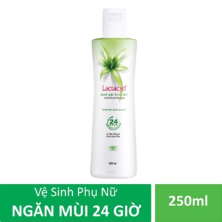 DUNG DỊCH VỆ SINH PHỤ NỮ LACTACYD NGÀY DÀI TƯƠI MÁT LÁ TRẦU KHÔNG 250ML - 150ML