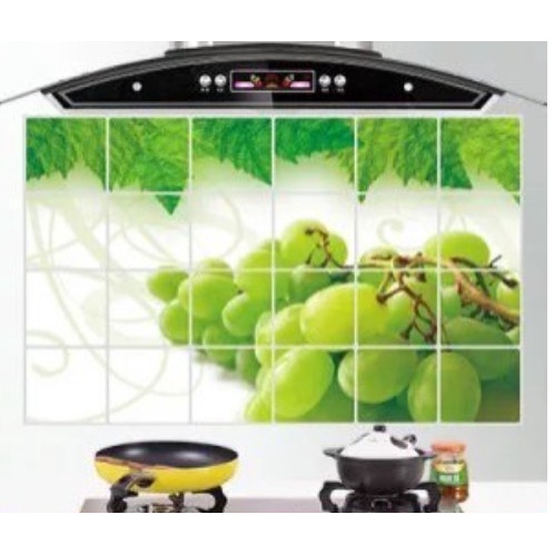 Decal dán bếp 60x90cm tráng nhôm - GIAO NGẪU NHIÊN