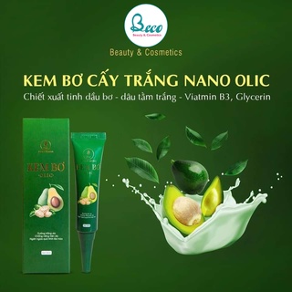 Kem Bơ Cấy Trắng Nano Olic 20ml