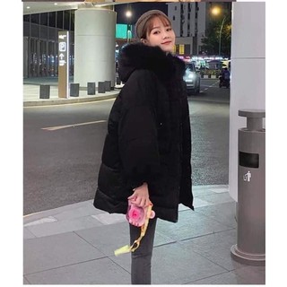 áo phao 2 lớp mũ lông