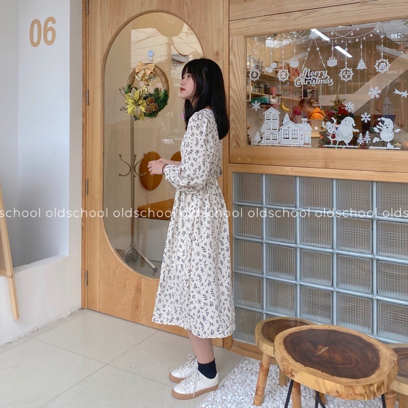 VÁY BABYDOLL HOA BUỘC EO (ảnh thật/video)