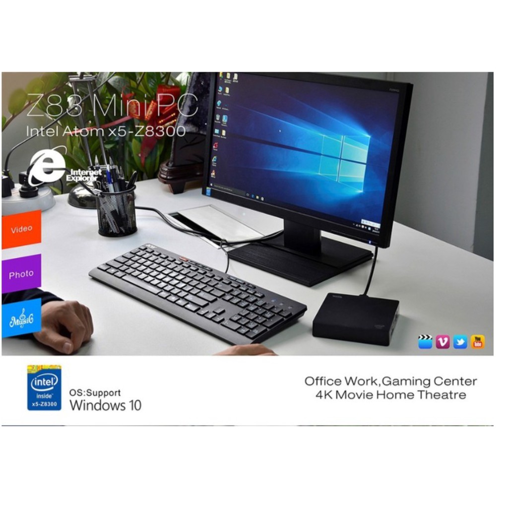 Máy tính để bàn mini Intel Z8350 Ram 2G | BigBuy360 - bigbuy360.vn