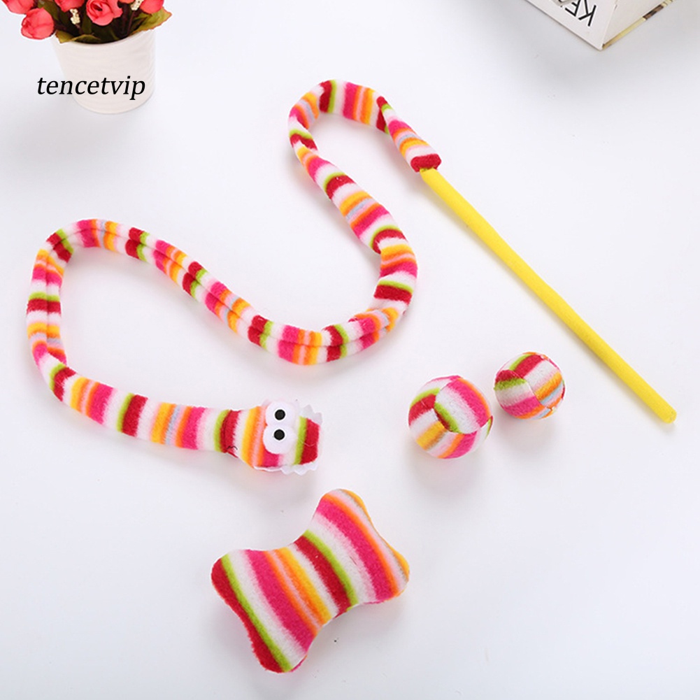 Set 4 Đồ Chơi Tương Tác Thú Vị Cho Mèo Cưng