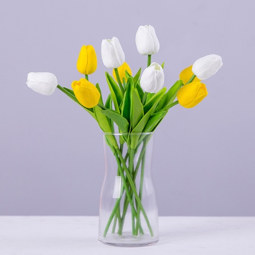 COMBO 10 BÔNG Hoa tulip, hoa để bàn trang trí, phụ kiện trang trí, decor phòng - Andy Shop
