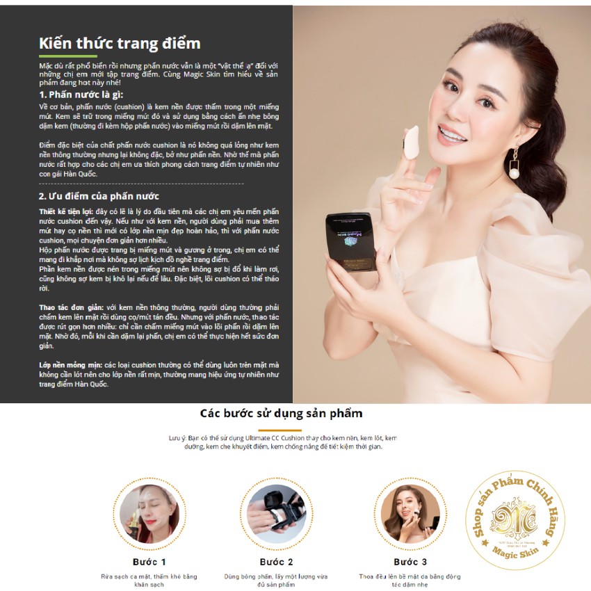 COMBO LUXURY SWIFT NEST SERRUM và ULTIMATE CC CUSHION MAGIC SKIN | BigBuy360 - bigbuy360.vn