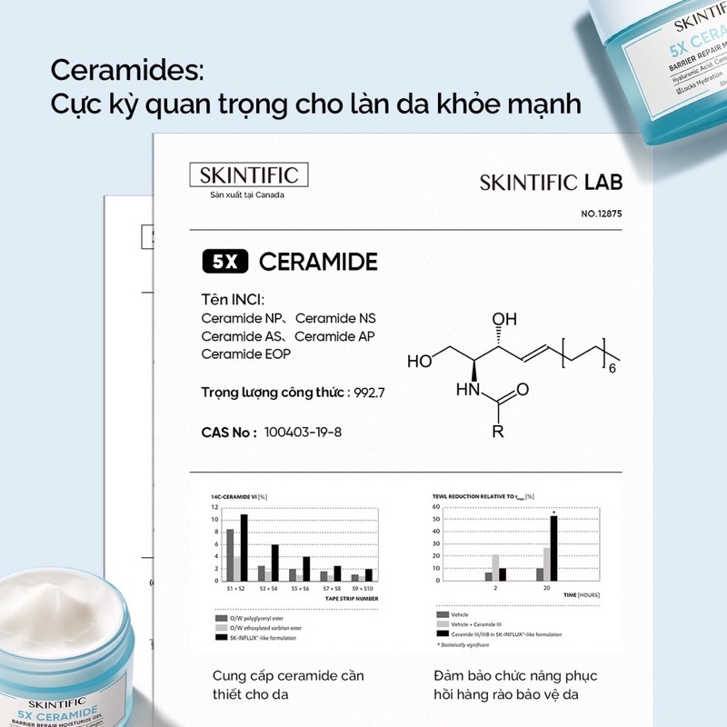 Kem dưỡng ẩm phục hồi Skintific 5x ceramide barrier repair moisture gel