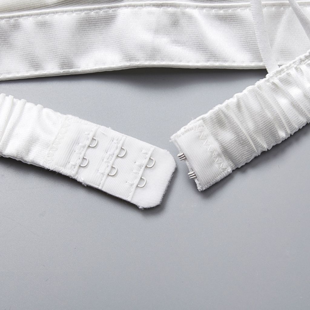 Áo bra nữ satin chữ Y phi bóng quyến rũ và gợi cảm DEVARI B9604