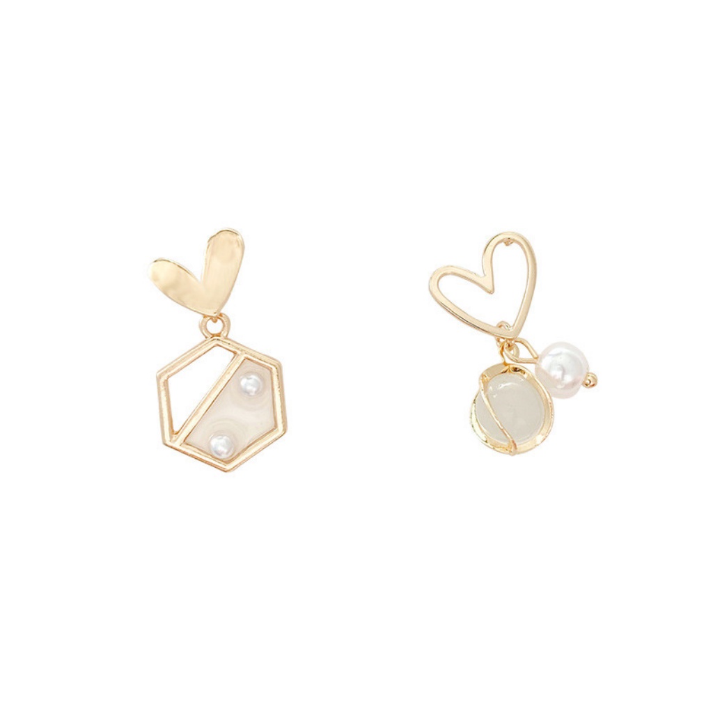 Khuyên tai nữ, Bông tay trái tim tiểu thư trang sức Ciao Amor - KT0097