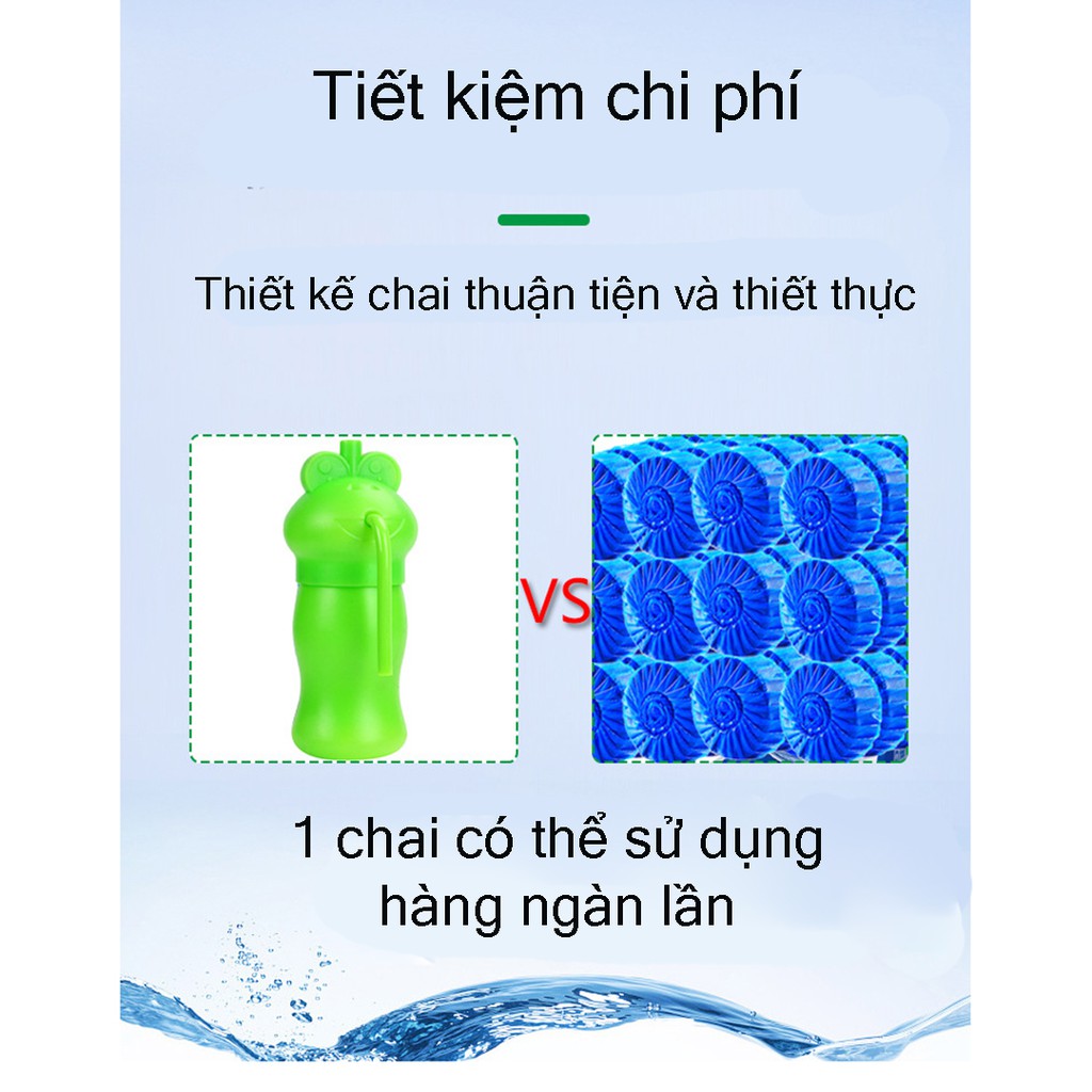 Ếch khử khuẩn toilet 5 in 1 làm sạch nhà vệ sinh Frog Guard tẩy rửa, khử trùng và khử mùi Chammart