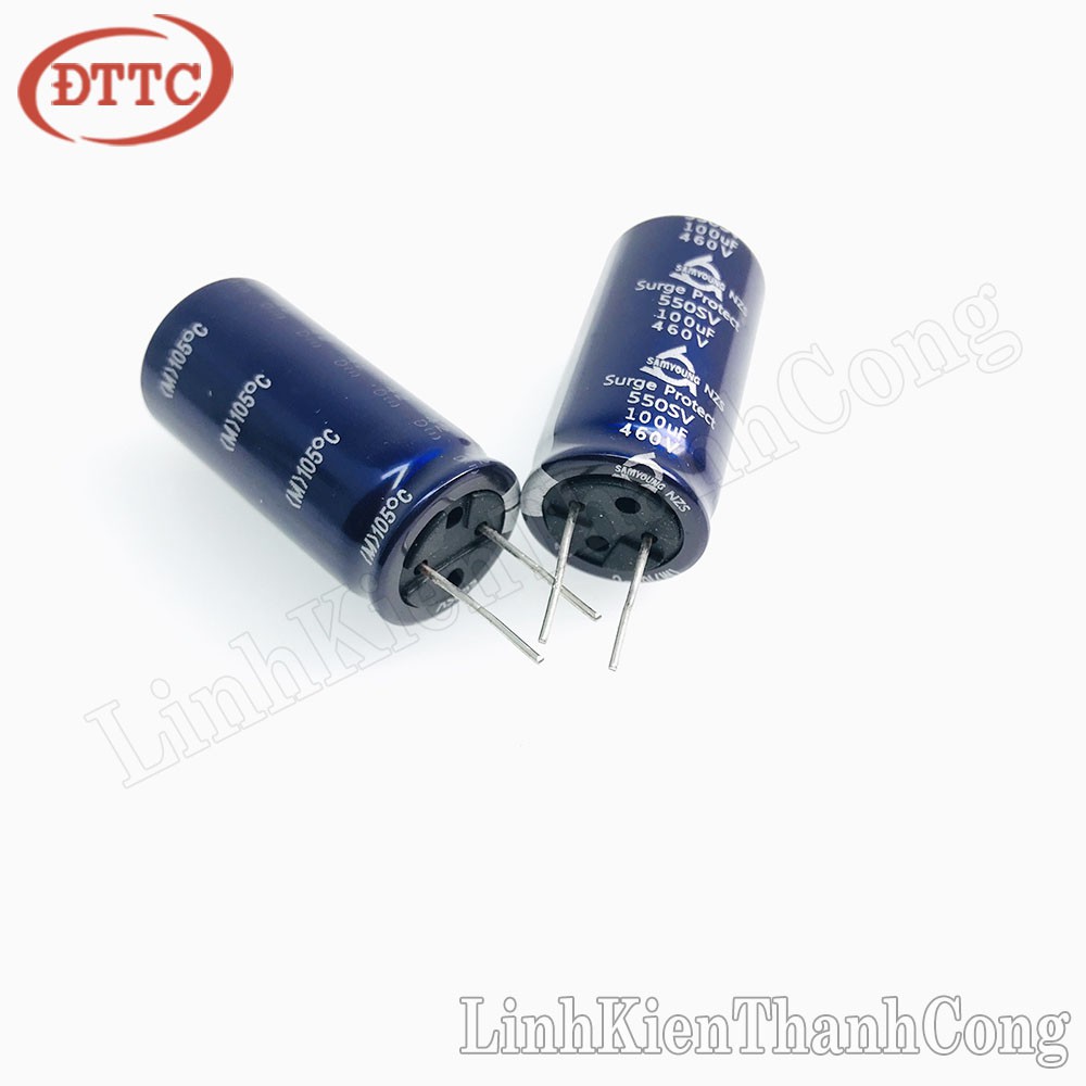 Tụ SAMYOUNG 100uF 460V (18x35mm) SURGE PROTECT