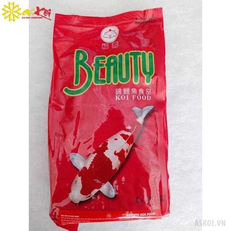 Thức ăn cho cá Koi tăng màu Beauty Koi Food 1kg (Đài Loan)