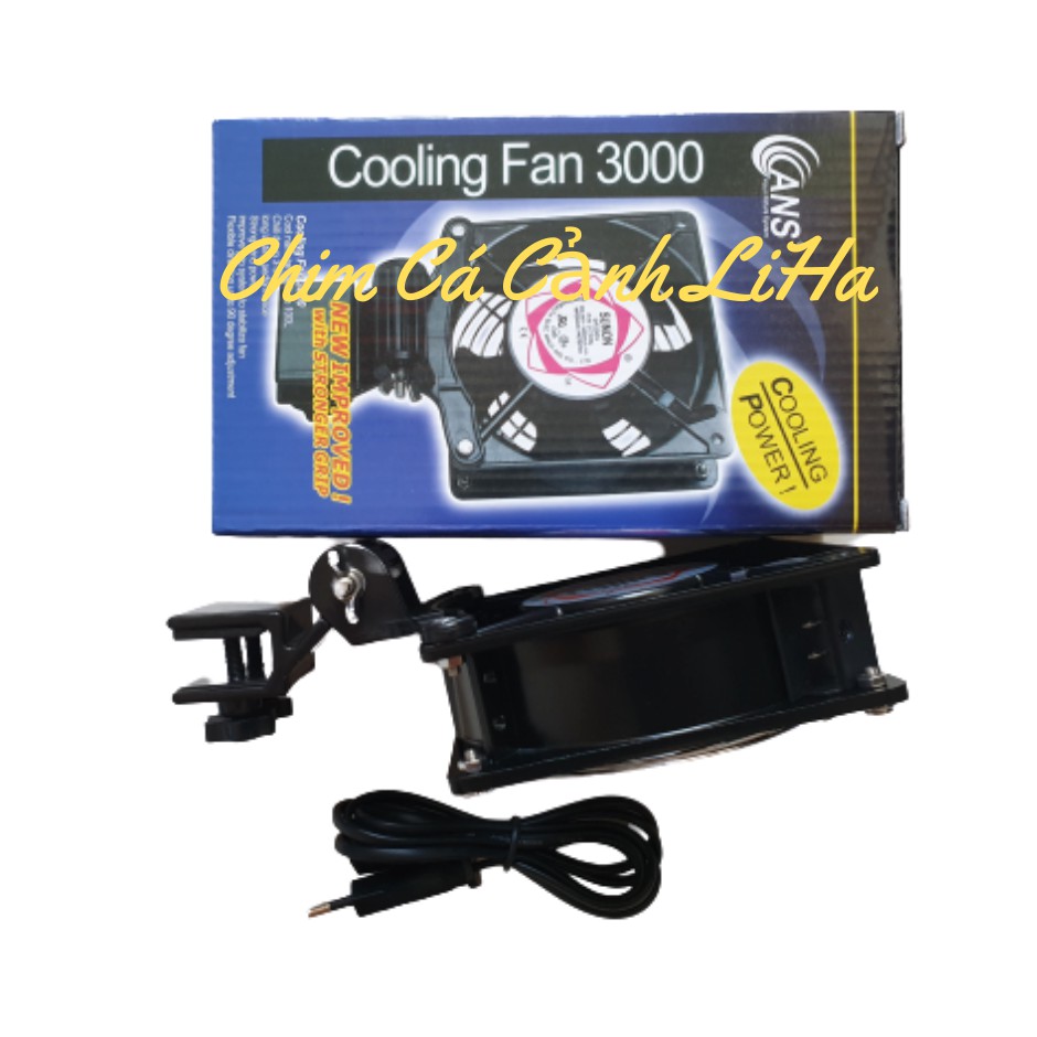 Quạt Tản Nhiệt Cho Hồ Cá Thủy Sinh 5 Cánh Cooling Fan 3000