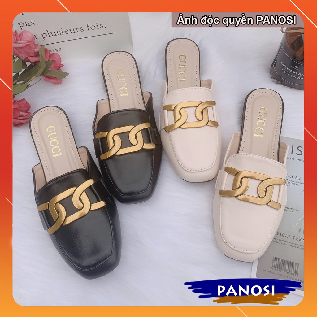 GIÀY SỤC NỮ MŨI XUỐNG ĐÍNH KÈM KHÓA NỐI S HOTTREND 2021 S337 | BigBuy360 - bigbuy360.vn