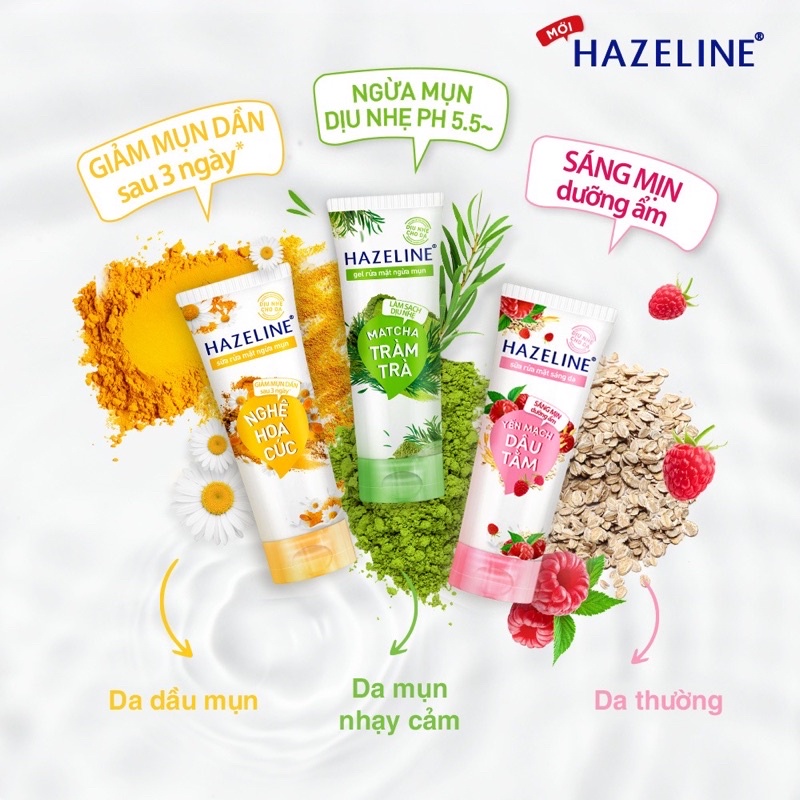 Sữa Rửa Mặt Sáng Da Hazeline 100g