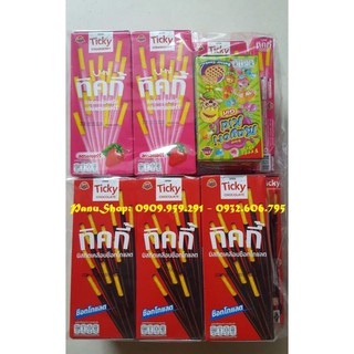Bánh que Ticky Thái Lan đủ vị - Thơm Ngon - Hấp Dẫn