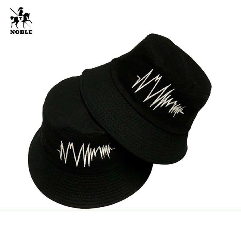 [Freeship] Nón bucket nam nữ logo nhịp tim cá tính thời trang Noble TP14