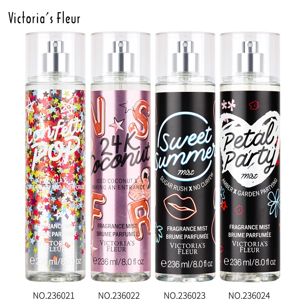 P2 Xịt thơm Body mist VICTORIA’S FLEUR Bath & Body 236ml siêu thơm