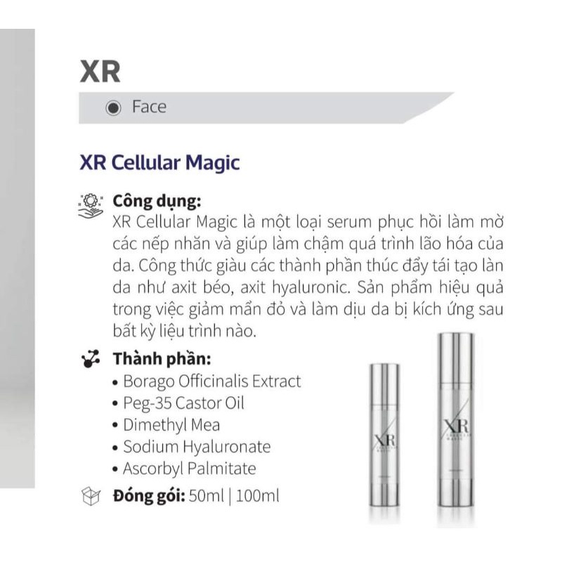 Serum XR Cellular Magic chống lão hoá MCCM 100ml | BigBuy360 - bigbuy360.vn