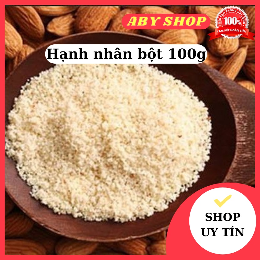 Hạnh nhân bột 100g -500g ⚡ GIÁ TỐT ⚡ NHẤT hạnh nhân bột dùng để nướng bánh tạo vị thơm ngon