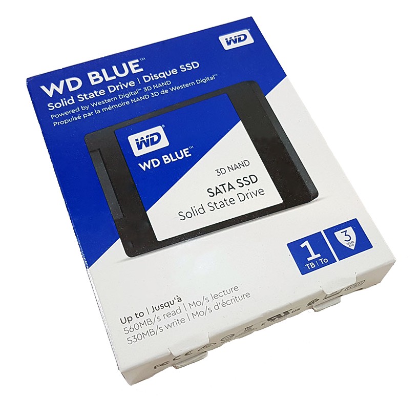 Ổ Cứng SSD WD Blue 3D NAND 1TB WDS100T2B0A (2.5 inch)-