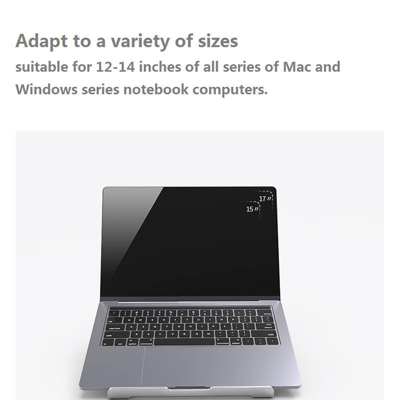 (Đang Bán) Giá Để Laptop Bằng Nhôm Cho Macbook Air Pro 12-14inch