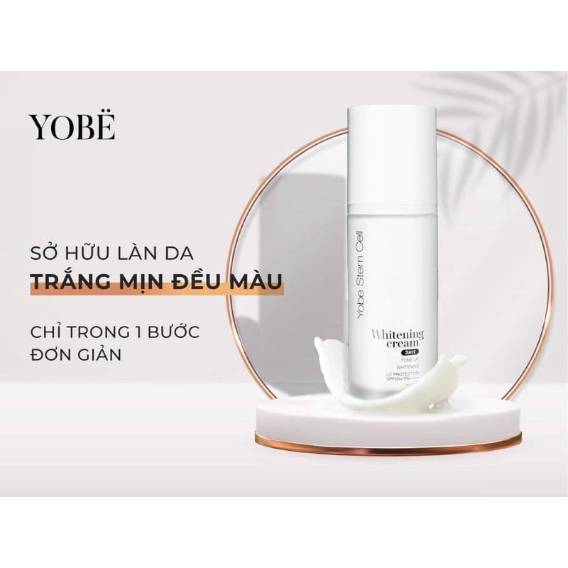 Kem Trang Điểm Trắng Da tế bào gốc YobeCell – 3 trong 1 | BigBuy360 - bigbuy360.vn