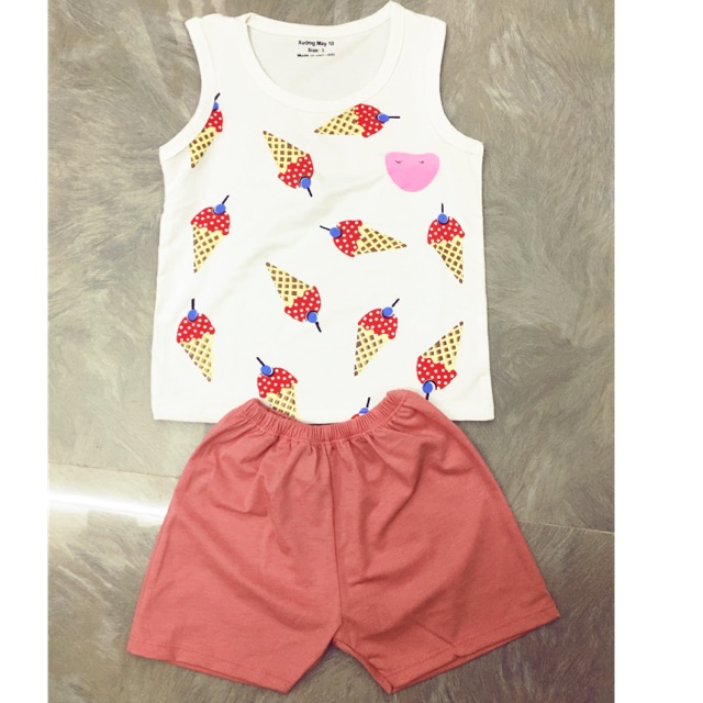 Bộ quần áo 3 lỗ hình