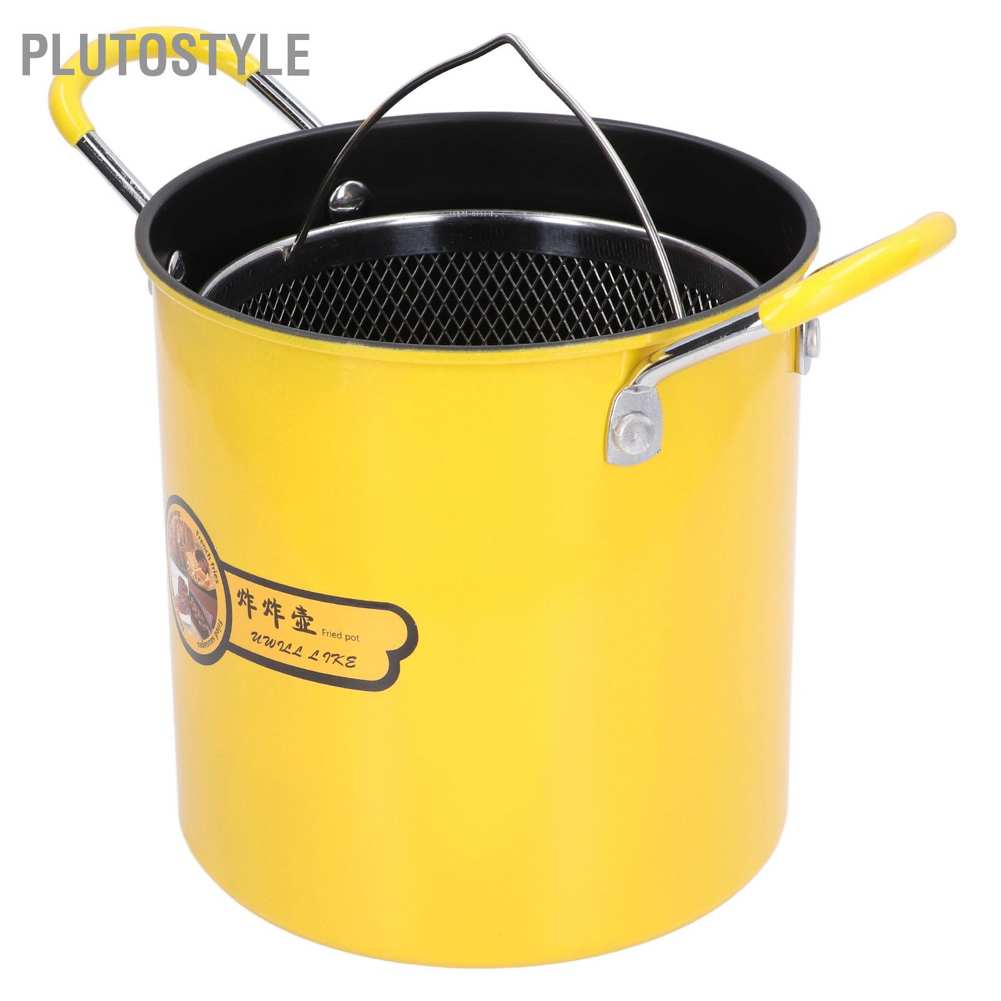 Nồi Chiên Không Dầu Bằng Thép Không Gỉ Kích Thước Nhỏ 3 Lít Có Nắp Cho Nhà Bếp