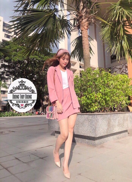 Sét vest 3 món: áo dây+ chân váy chữ A + vest khoác | BigBuy360 - bigbuy360.vn