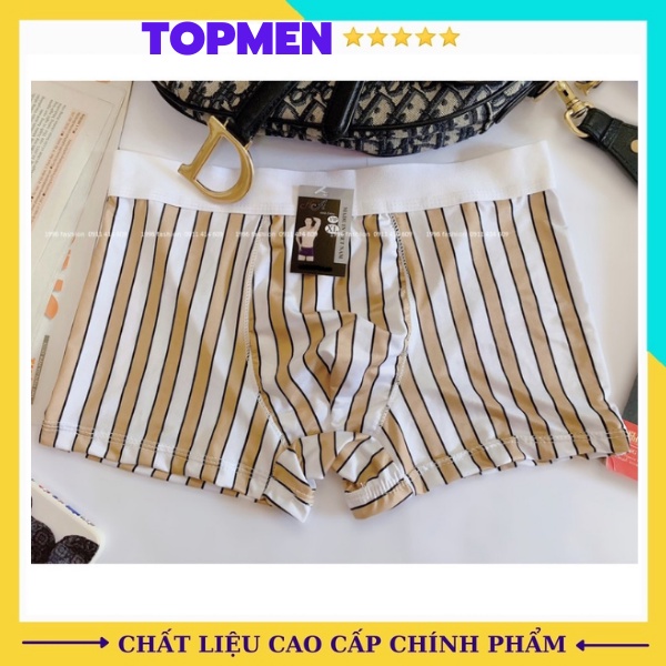 Quần sịp đùi nam hoạ tiết cao cấp, quần sịp nam đẹp chất thun lạnh mềm mịn co dãn 4 chiều - TOPMEN
