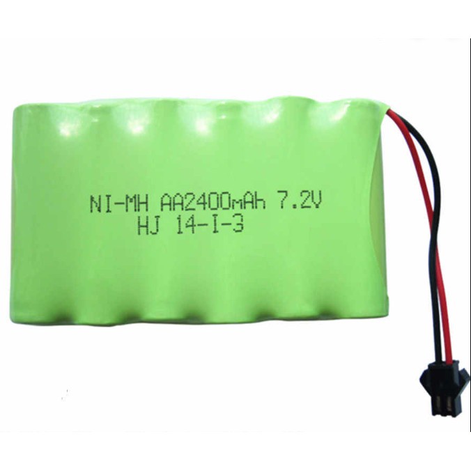 Combo Bộ Pin + sạc Dành Cho Ô tô Điều Khiển Từ Xa 7.2v 2400mAh Siêu Lâu