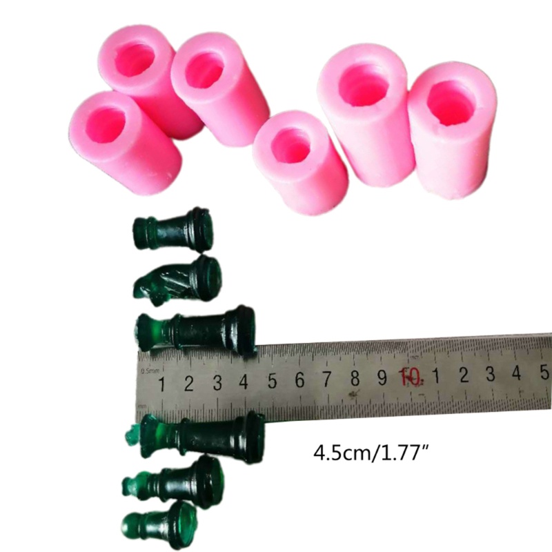 Bộ 7 Khuôn Silicon Hình Quân Cờ Vua Độc Đáo