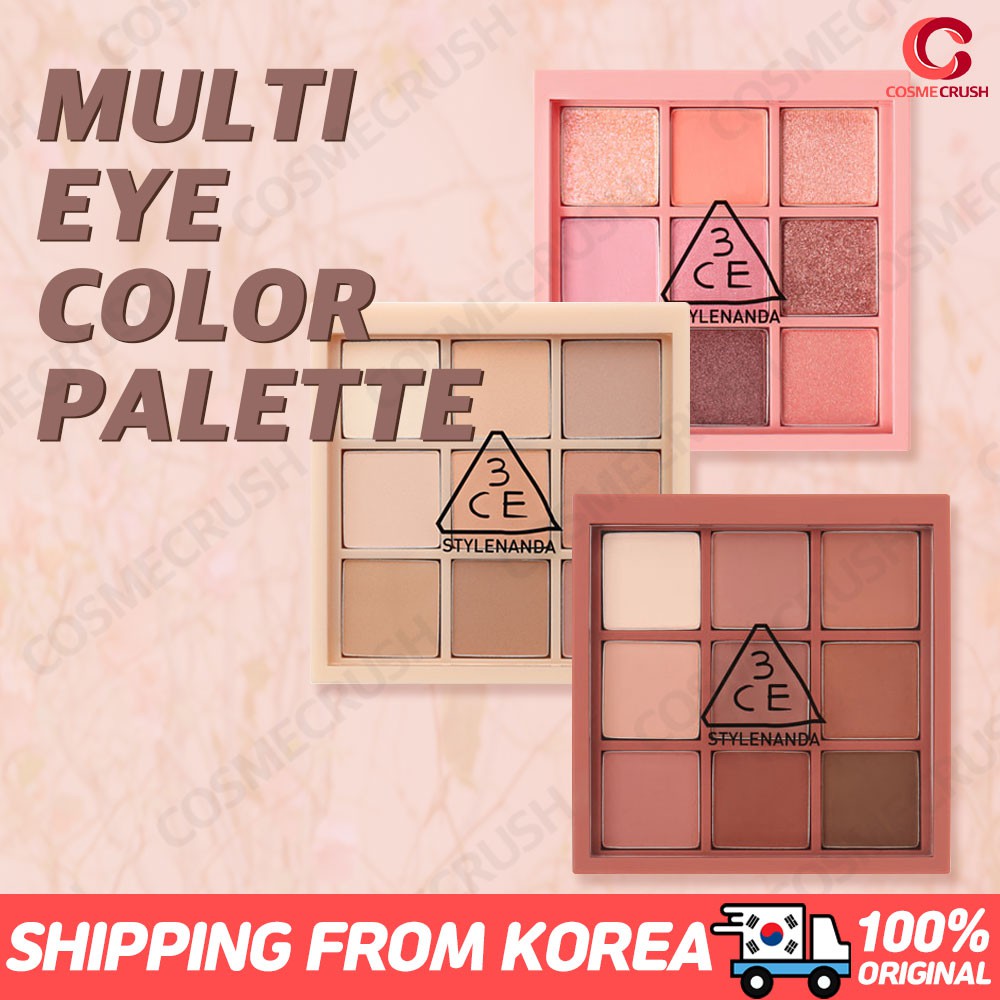 (Hàng Mới Về) Bảng Phấn Mắt 3ce Nhiều Màu Trang Điểm Đa Năng // 3CE Multi Eye color palettes 3 Type
