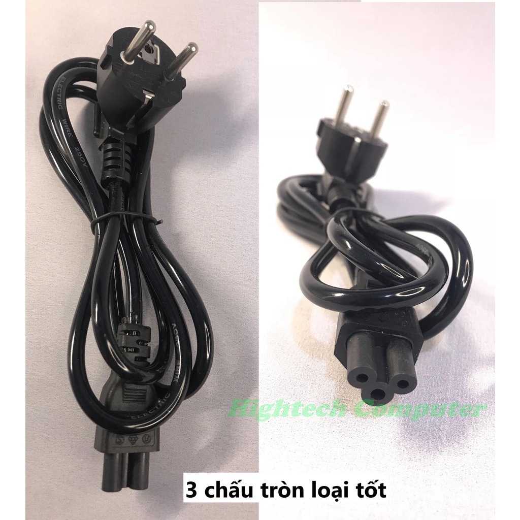Dây nguồn Máy tính, Laptop, Máy in, Màn hình, TV, Nồi cơm điện - Dây to 1m2-1m6