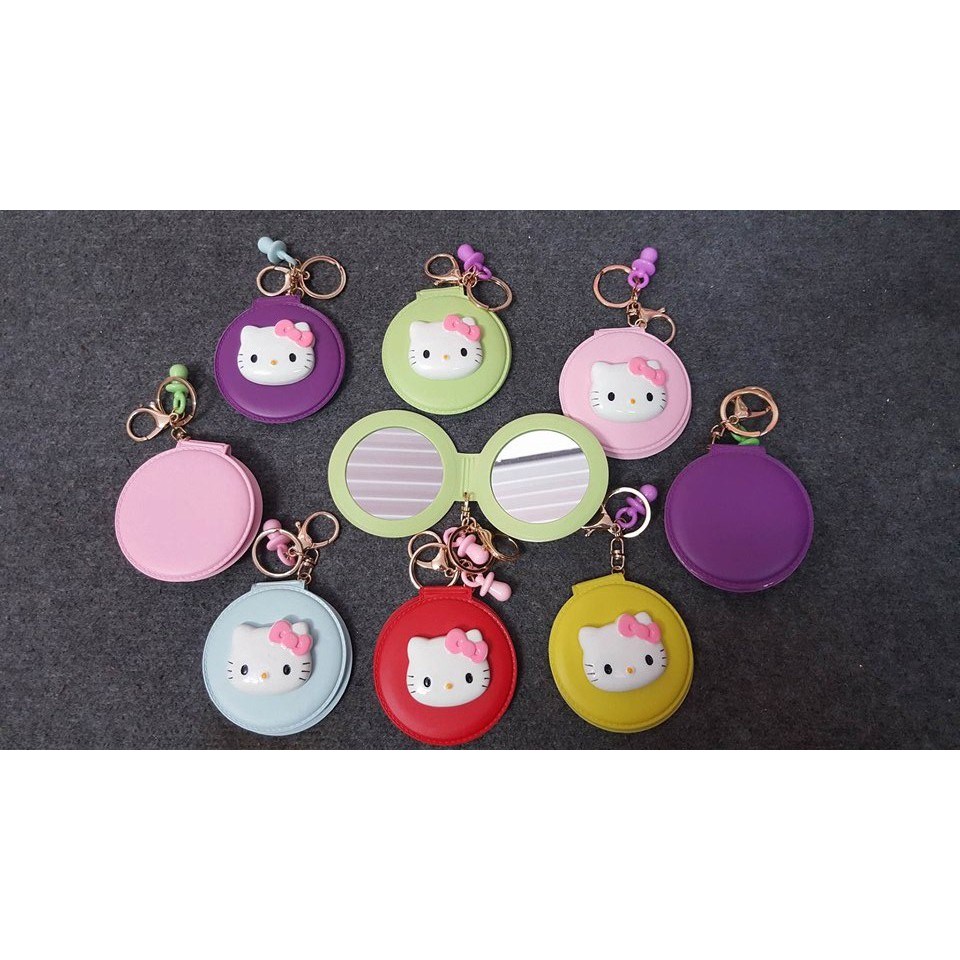 Gương làm đẹp bỏ túi Hello Kitty và Rose. siêu kute