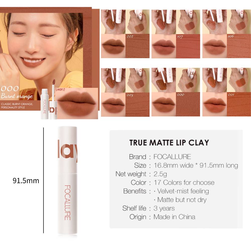 (Hàng Mới Về) Son Môi Focallure Chống Thấm Nước Và Lâu Trôi Cao Cấp | BigBuy360 - bigbuy360.vn