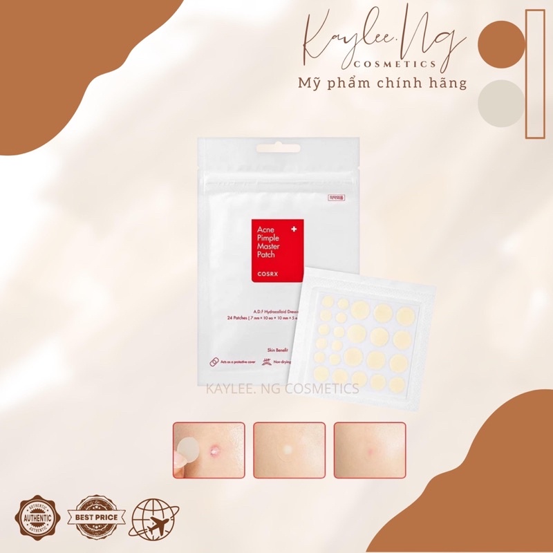 Miếng dán mụn Cosrx Acne Pimple Master Patch (Đỏ-Đen)