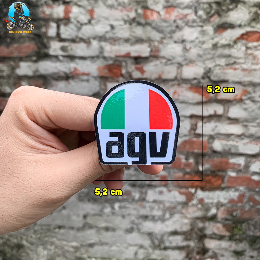 Sticker các hãng đồ bảo hộ dán trang trí mũ bảo hiểm, xe máy, laptop, ... Sticker chống nước, bền màu, dính chắc