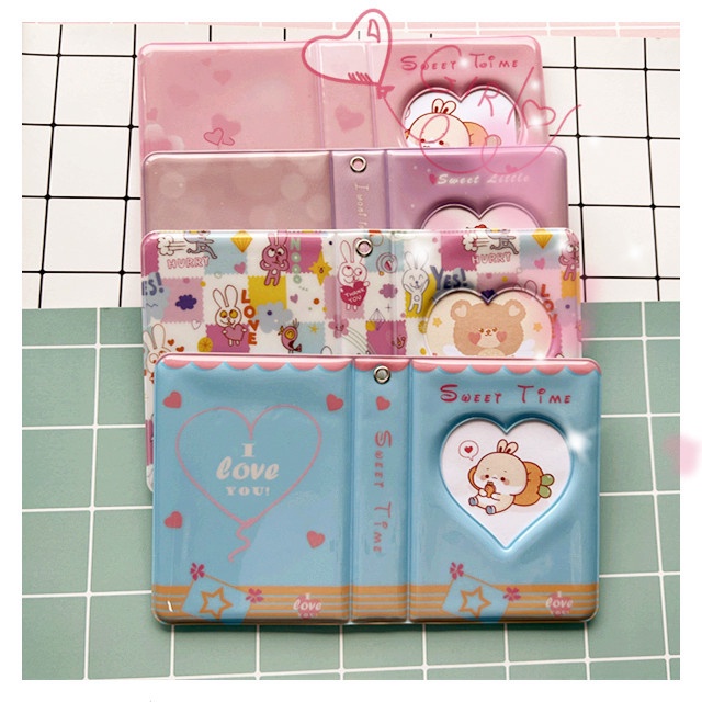 Album Ảnh 3 Inch 40 Ngăn Đựng Thẻ Phong Cách Hàn Quốc